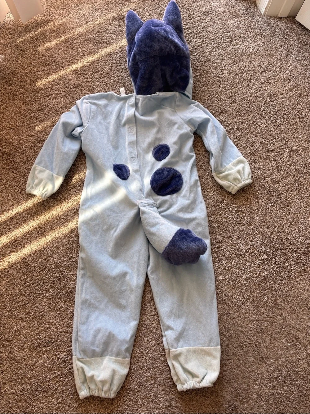 Bluey Kids Halloween Costume- Bluey girls size 4-6, 2 piece body and head